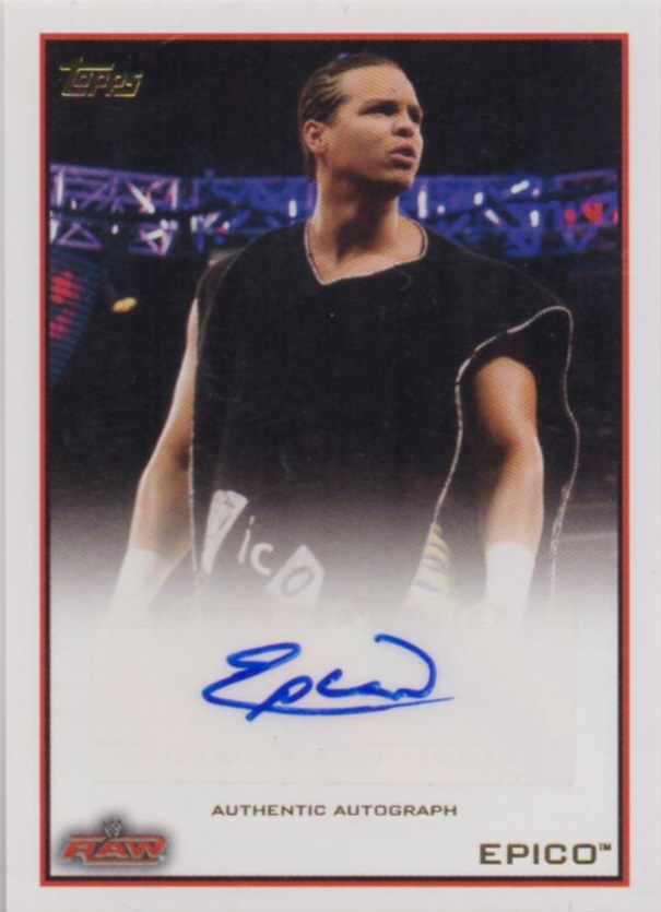 2012 TOPPS WWE	Autograph Epico