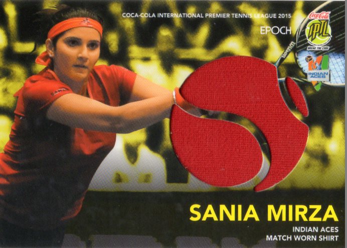 2015 エポック テニス IPTLセット 	Sania Mirza サニア・ミルザ	シャツカード	32/50