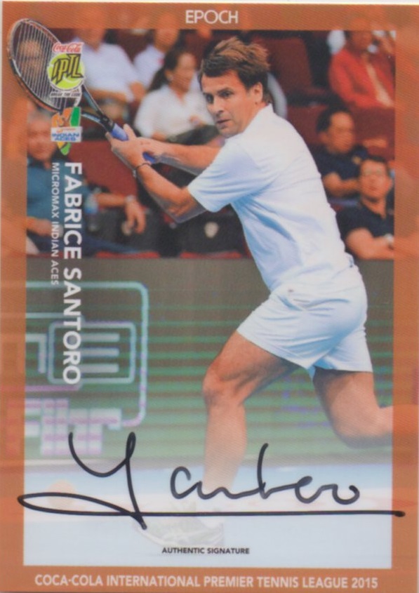 2015 EPOCH IPTL HOBBY	ファブリス・サントロ	直筆サインカード
