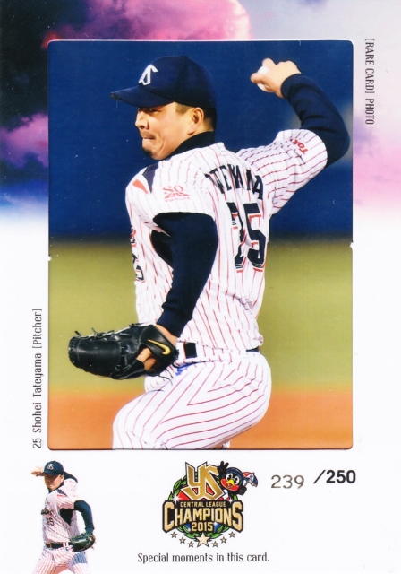 2015 プロデュース216 Number 第2回ファンが選ぶ ヤクルトスワローズ 館山昌平 フォトカード 250枚限定 /239