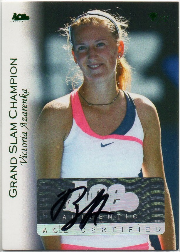 2012 ACE GLAND SLAM	ビクトリア・アザレンカ	直筆サインカード
