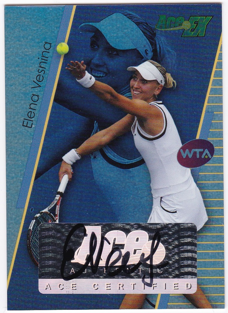 2011 Ace Authentic EX エレーナ・ベスニナ 直筆サインカード 73/99