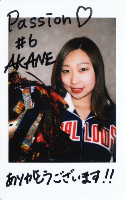 2016 BBM チアリーダー華 ヤクルト AKANE 直筆サインチェキ 3枚限定 /1 ファーストナンバー