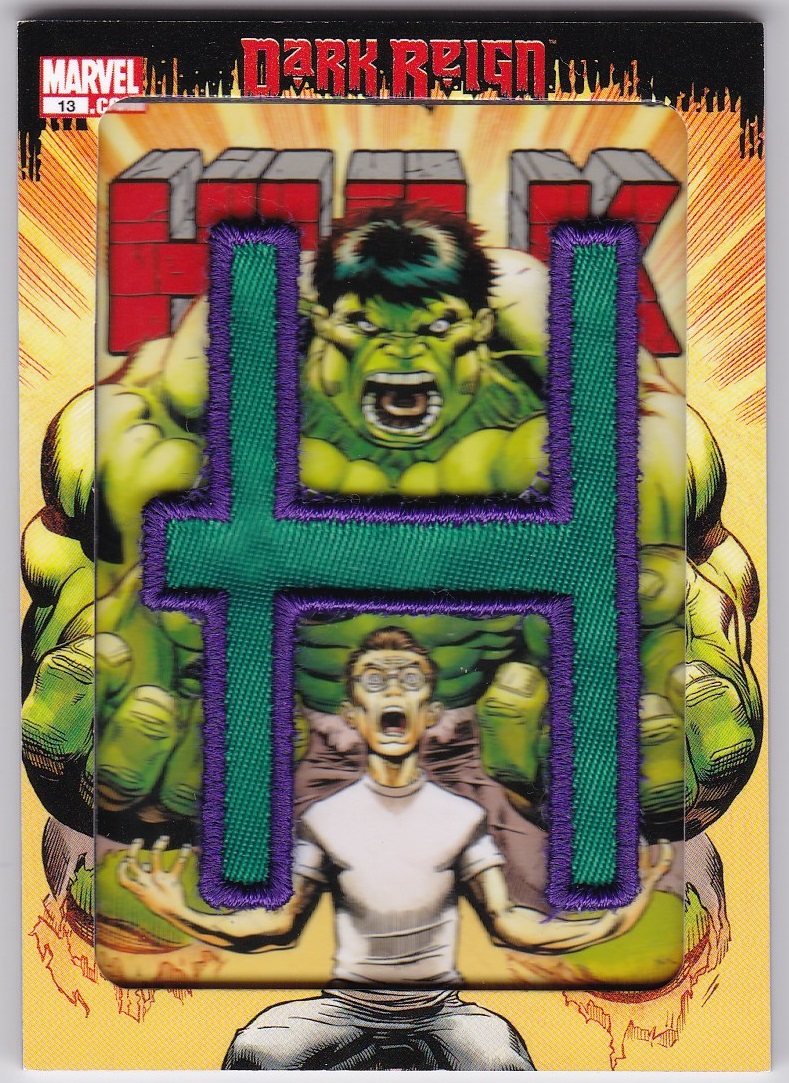2014 Marvel Premier Code Name #CN3b HULK H