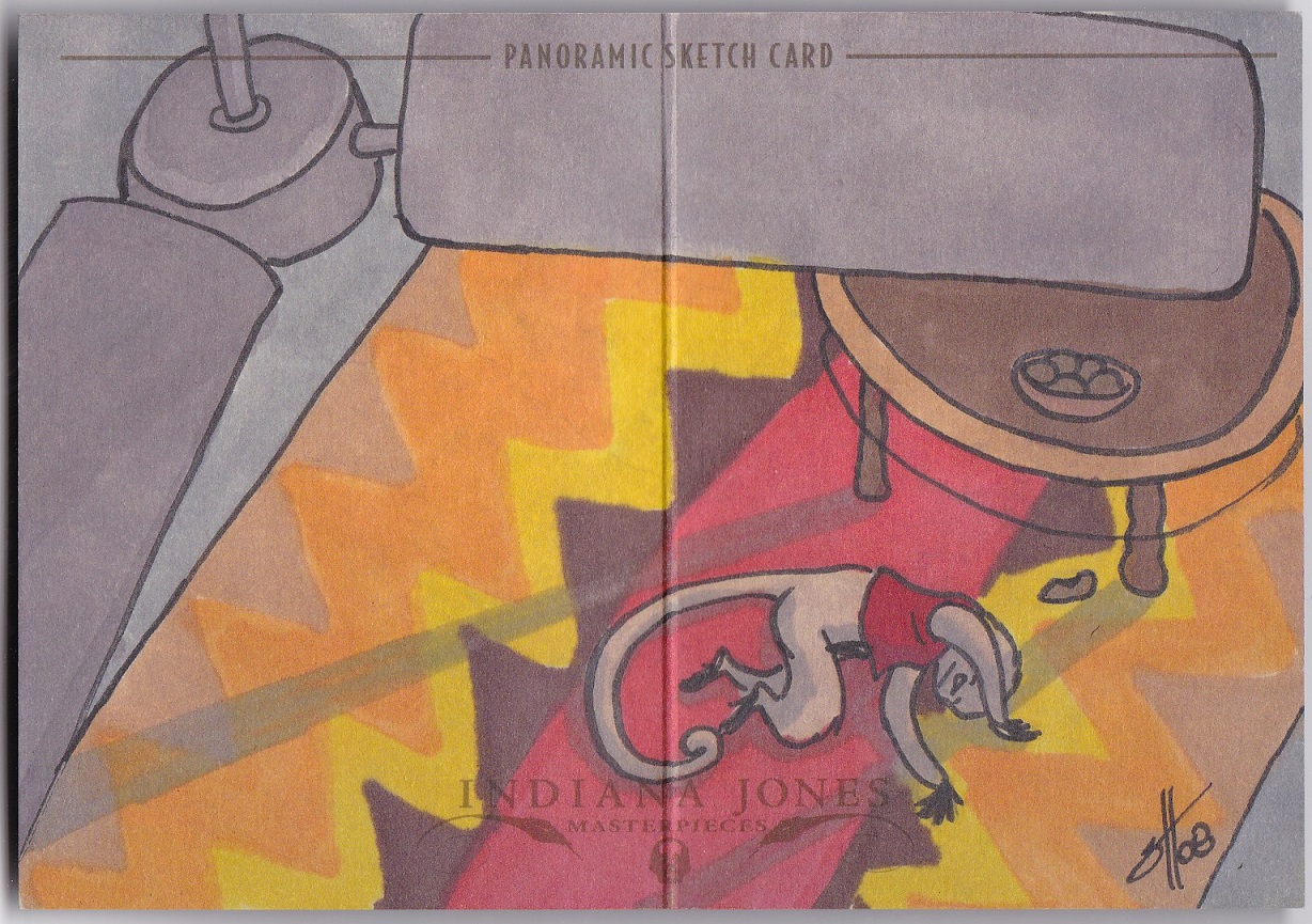 2008 Indiana Jones Masterpieces Panoramic Sketches by Scott Zirkel