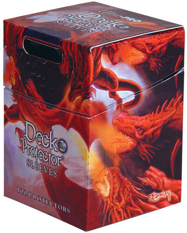 Ultra・PRO 紙製デッキボックス付き通常サイズカード用 デッキプロテクタースリーブ クリア[100枚入り]